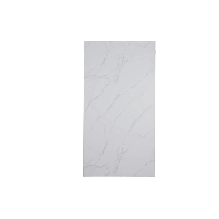 1   Mesurydd   Eang   Gwyn   Marble   Sglein   PVC   wal   Panel